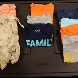 7 T-Shirt an 2 shorts Size 3 in good conditions